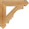 Ekena Millwork Balboa Arts & Crafts Rough Sawn Bracket, Western Red Cedar, 4"W x 20"D x 20"H BKT04X20X20BOA03RWR - alternate 4
